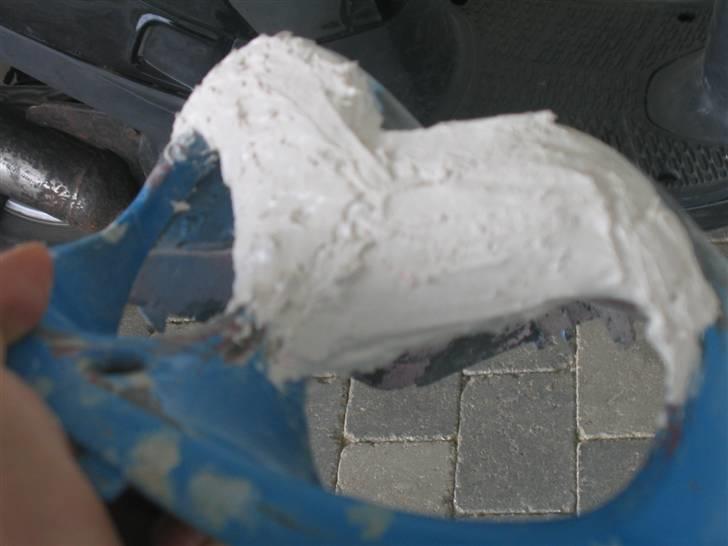 Yamaha bws badboy projekt :D - Så er den fine spartel kommet på, og ligger til tørre :D billede 11