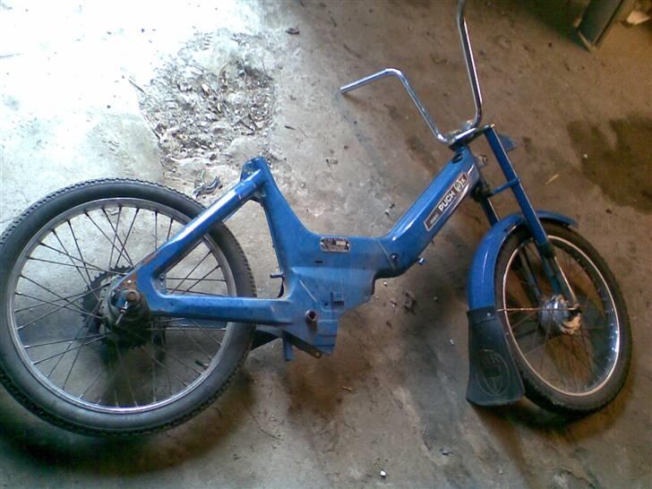 Puch Maxi renovering - Klar til at blive sandblæst billede 7