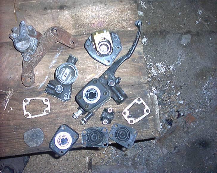 Yamaha rd 50-MR 50 - Skive brems dele. billede 7