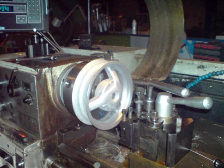 Spartelarbejde af Sonic front . - Op i drejebænken på arbejdet :) billede 14