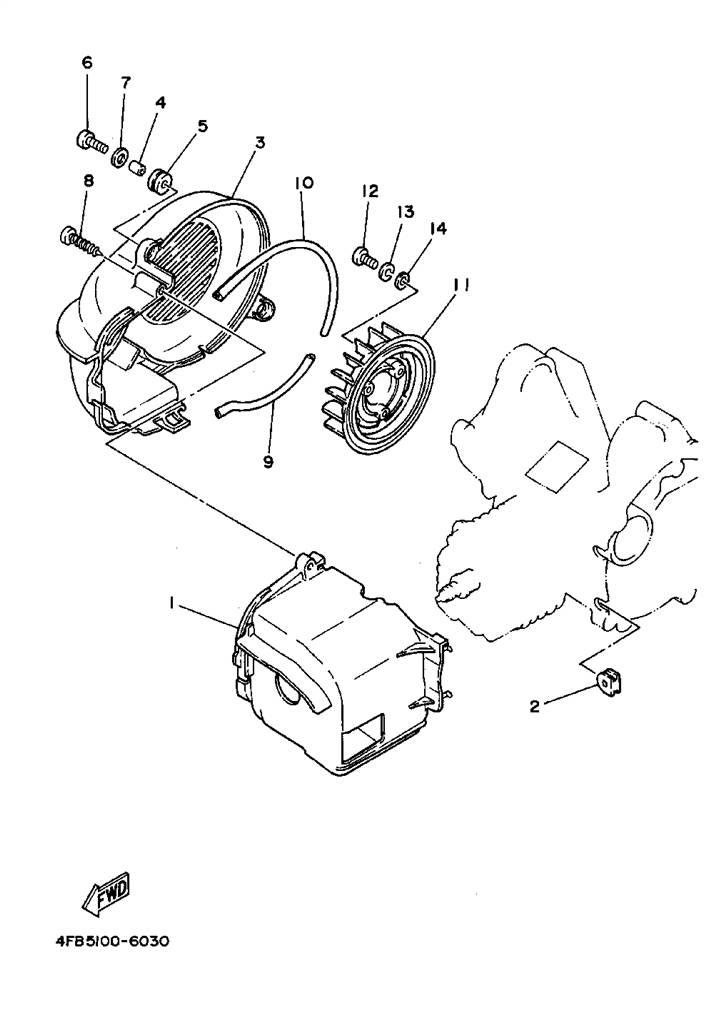 Yamaha jog parts manual billede 3