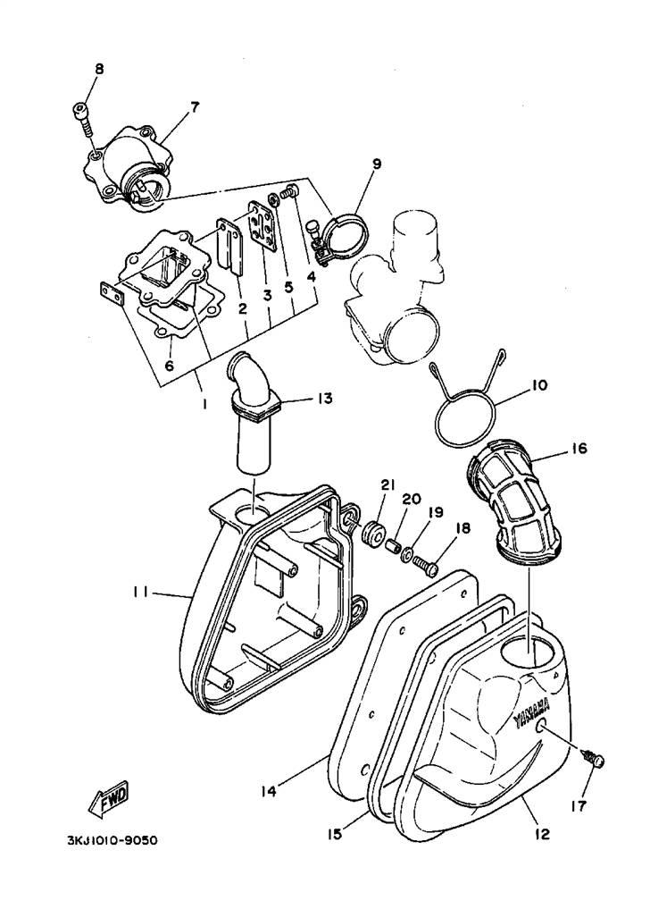 Yamaha jog parts manual billede 5