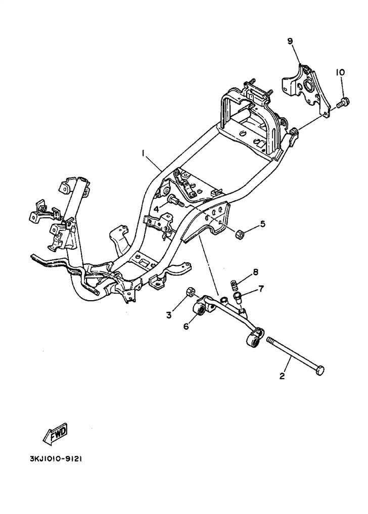 Yamaha jog parts manual billede 12