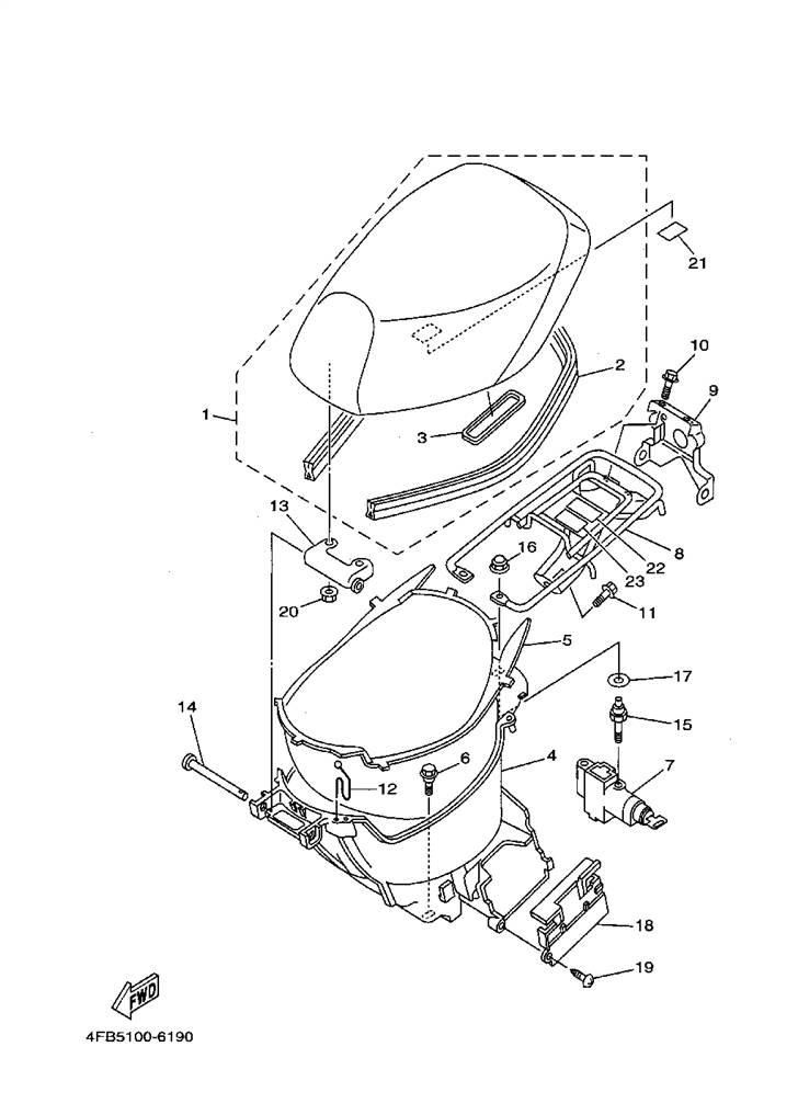 Yamaha jog parts manual billede 19