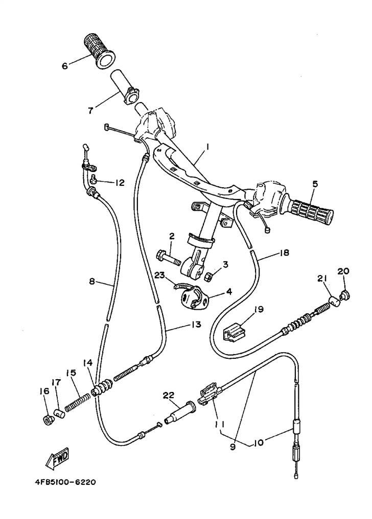 Yamaha jog parts manual billede 22