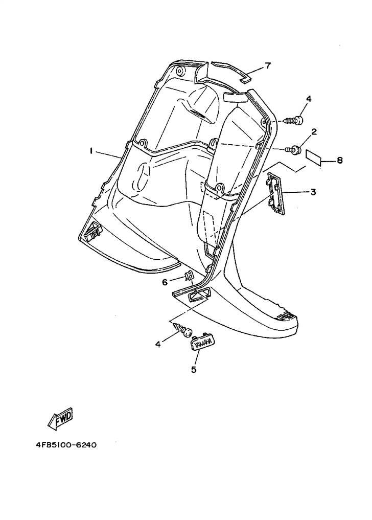 Yamaha jog parts manual billede 24