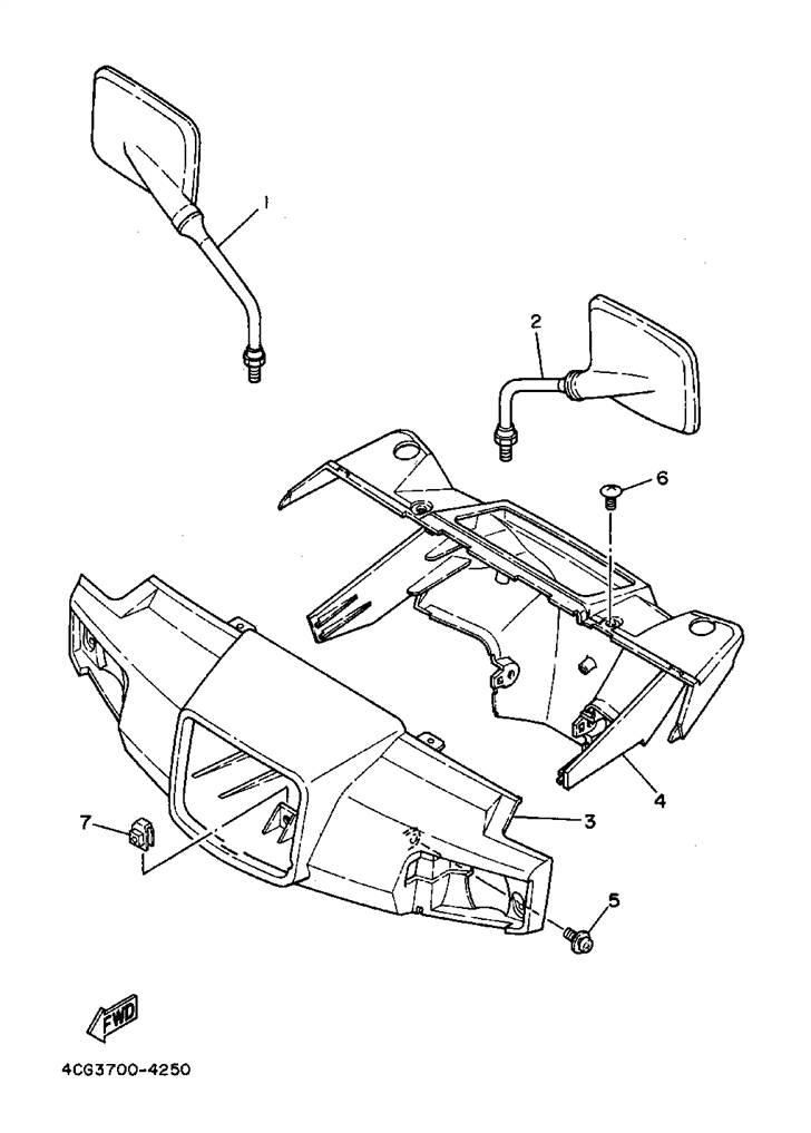 Yamaha jog parts manual billede 25