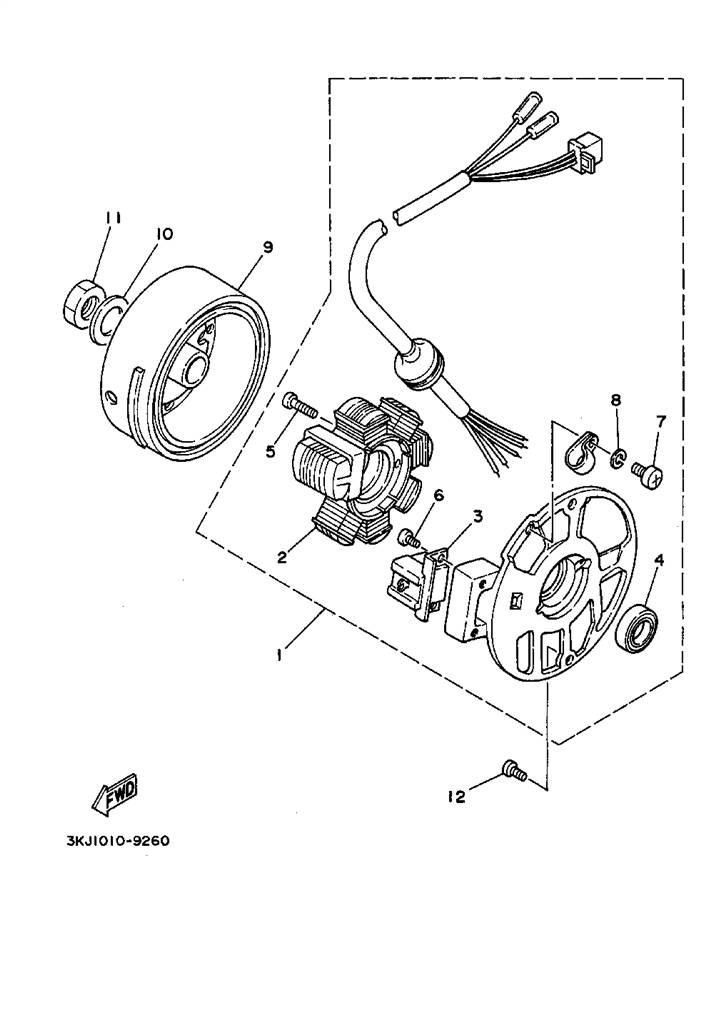 Yamaha jog parts manual billede 26