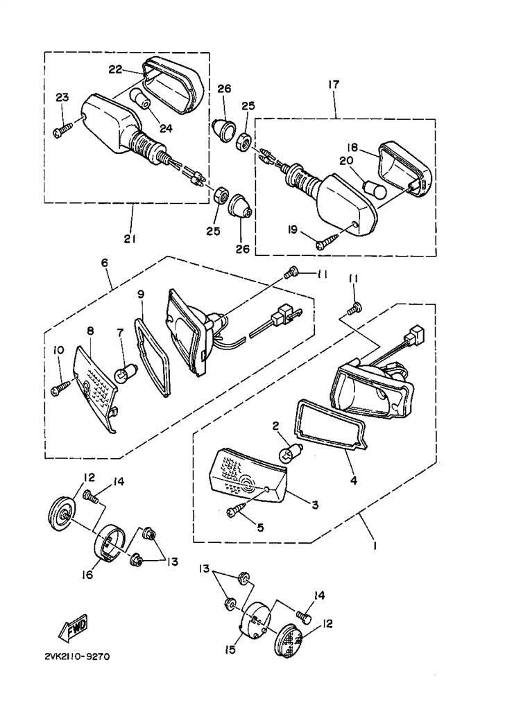 Yamaha jog parts manual billede 27