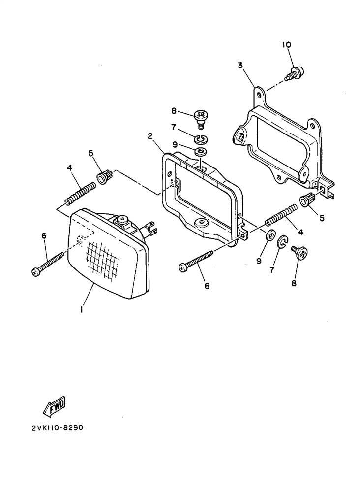 Yamaha jog parts manual billede 29