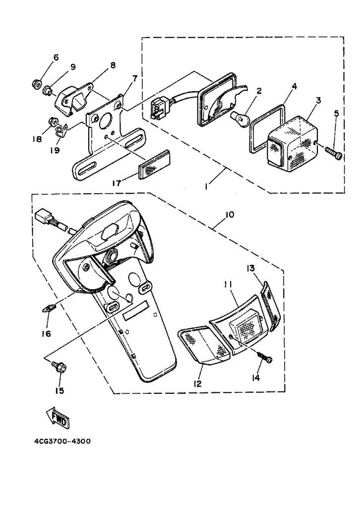 Yamaha jog parts manual billede 30