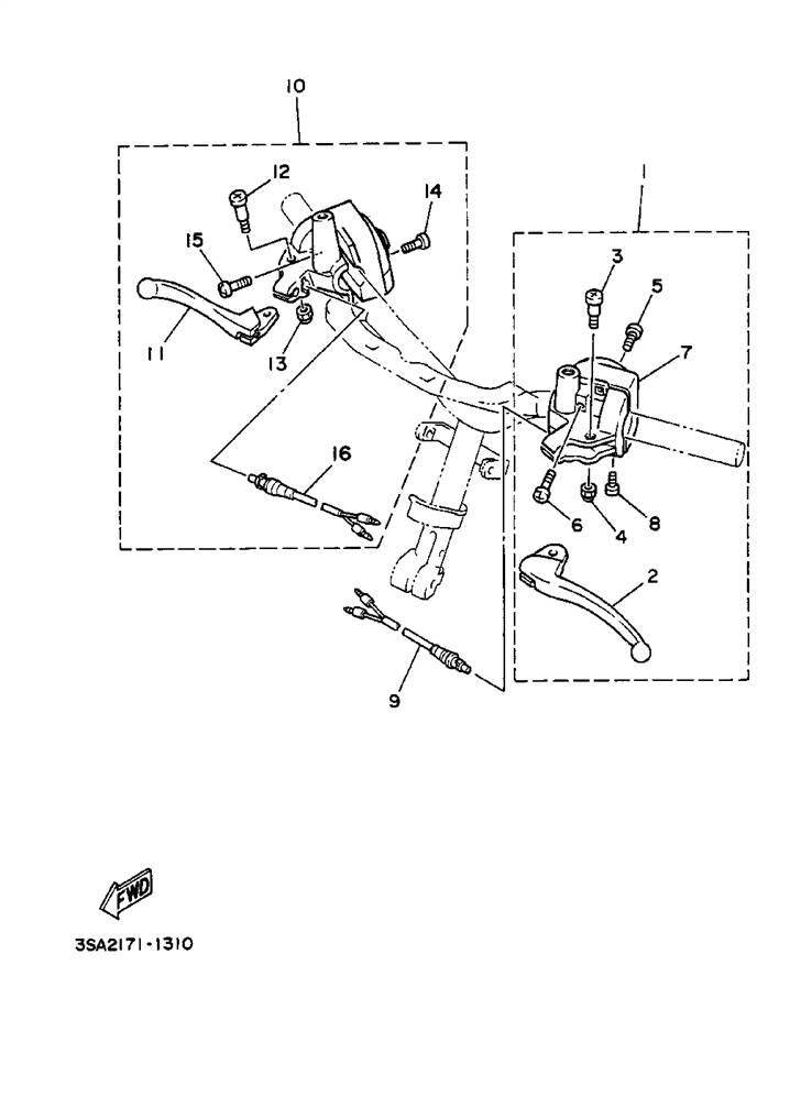 Yamaha jog parts manual billede 31