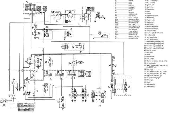 Yamaha jog parts manual billede 35