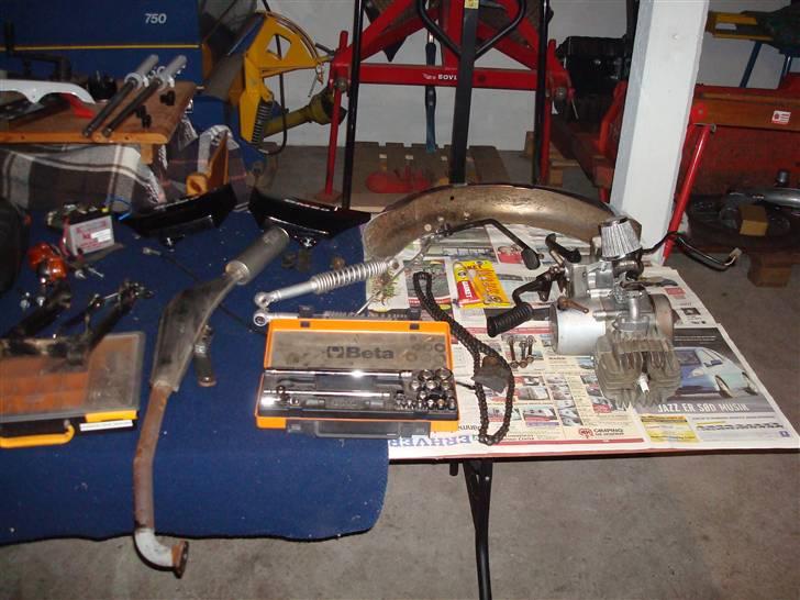 Suzuki Dm50 Samurai Projekt - Maskine skilt ad. Klar til renovering. billede 34