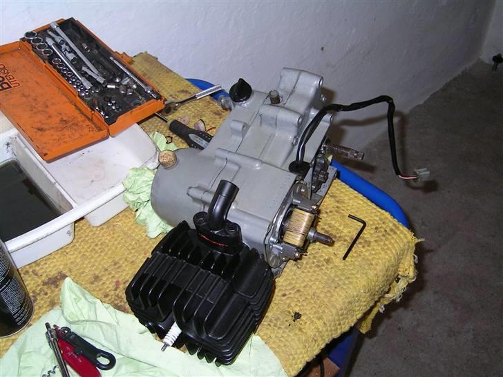 Suzuki Dm50 Samurai Projekt - Den ny lakerede blok. billede 36