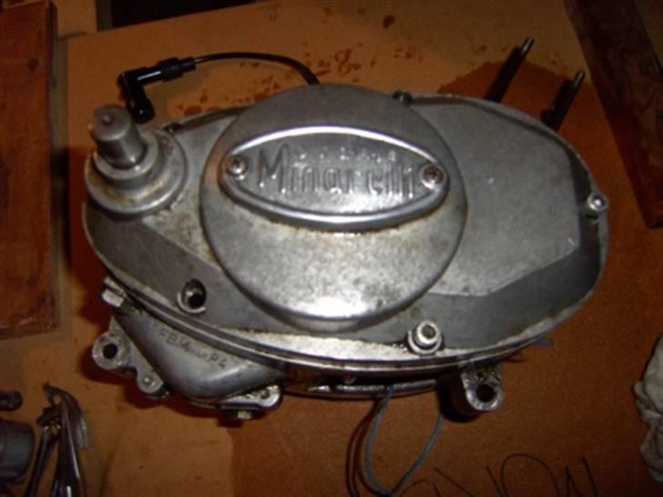 Projekt Everton 4 gear. - Her er Minarelli'en så lige inden at den bliver skilt ad. billede 15