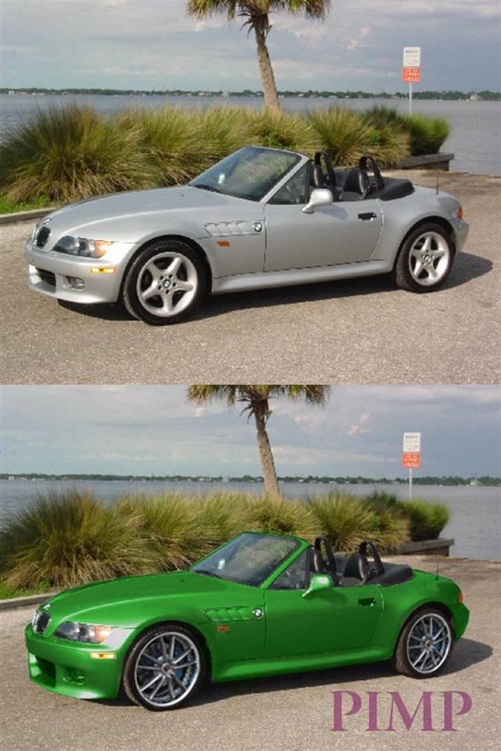 Har leget lidt med noget car styling i Photoshop - BMW billede 12