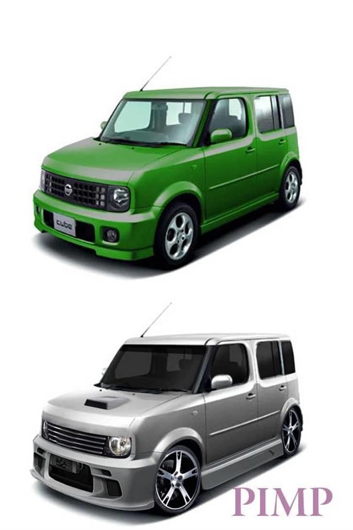 Har leget lidt med noget car styling i Photoshop - Nissan Cube billede 11