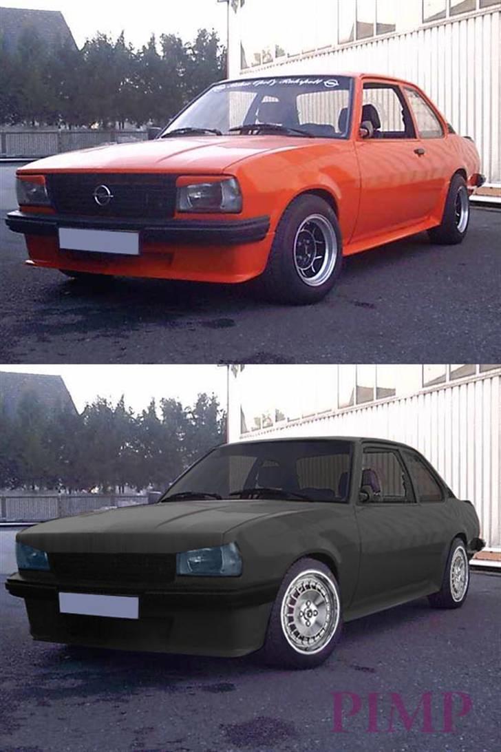 Har leget lidt med noget car styling i Photoshop - Opel Kadett City billede 14