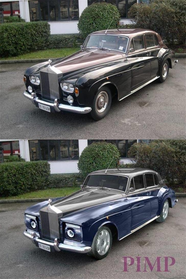 Har leget lidt med noget car styling i Photoshop - Rolls Royce

gammel styl vs ny styl billede 6
