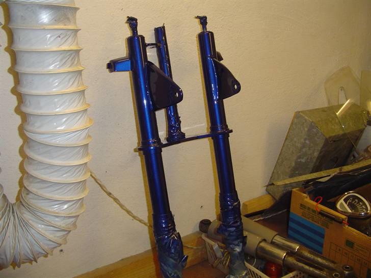 Min Honda Dax - Den ny-malede forgaffel! billede 25