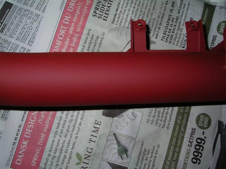 Suzuki Dm50 Samurai Projekt - Så blev Stelet grundet, og det er faktisk blevet meget godt. billede 39