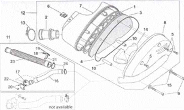 Diagram over aprilia sr 50 ditech  billede 6