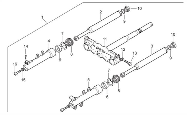 Diagram over aprilia sr 50 ditech  billede 35