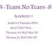 .# Team No Tears #. J