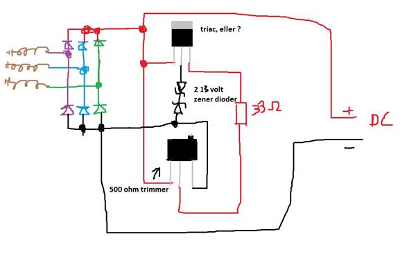 Elektronik spørgsmål, hjemmelavet spændningsregulator.. 