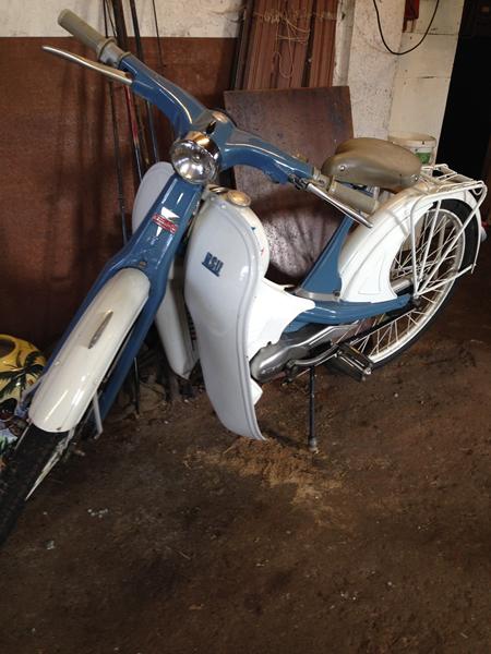 NSU quickly Vertan knallert vudering