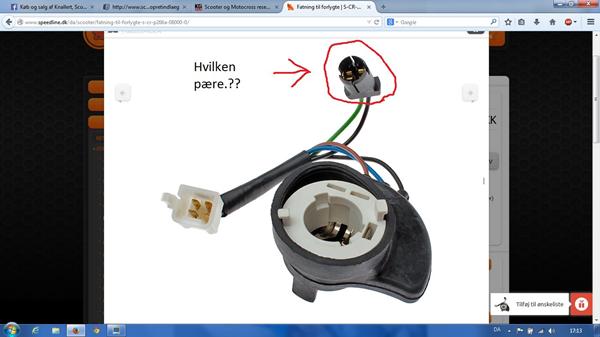 Køre lys pære. Hot.