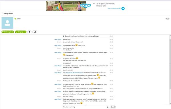 Skype samtale (WTF)