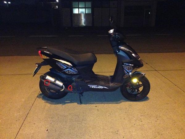 Udstødning til keeway f-act evo 