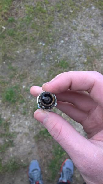 Aprilia SX50, "giver op" ved 5.000 omdrejninger i hvert gear