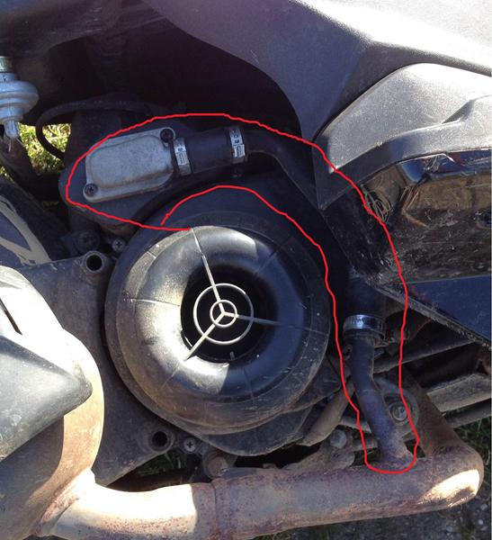 Typhoon ny udstødning katalysator slange