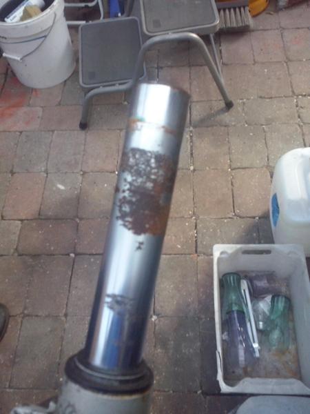 hjælp til rust på forgaffelben