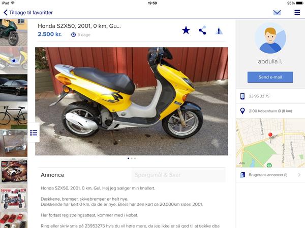 Honda szx 50 30 knallert