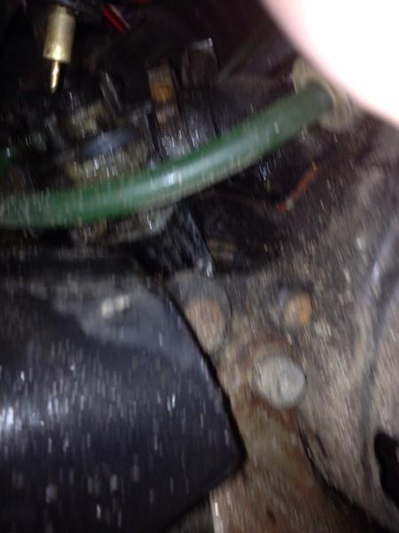 Noget på karburatoren