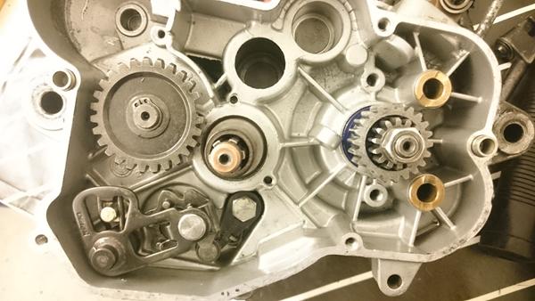 Hjælp til at samle Gilera SMT motor 