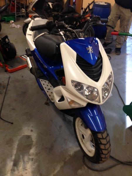 stjålet peugeot speedfight 2