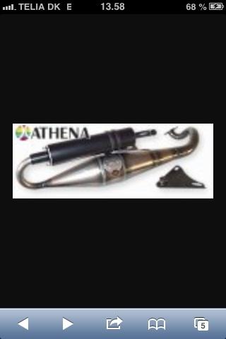 Athena knæk udstødning 