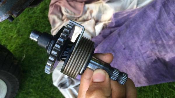 Mit kickstartertandhjul kan rykke sig