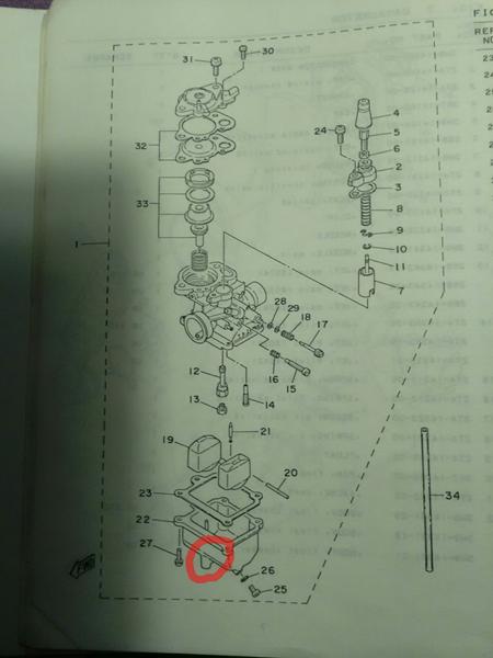 Karburator problem Yamaha passola