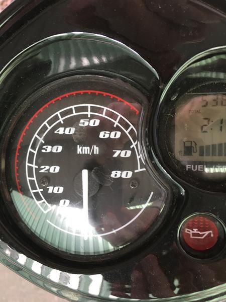 Jog R speedometer