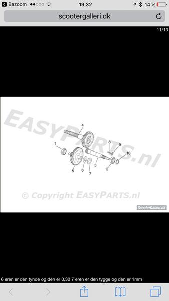 Hjælp til samle gearingen