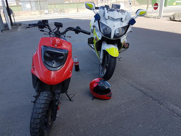 betinget frakendelse af lille knallert 