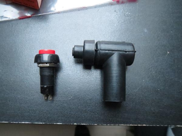 Puch, led lys og stopknap 