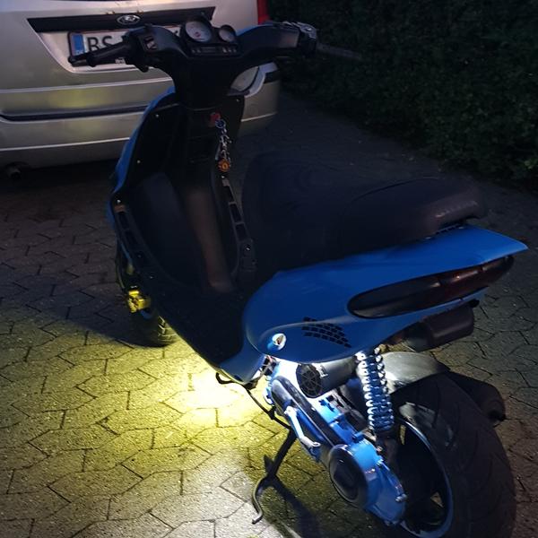 Topfart på en Gilera Stalker