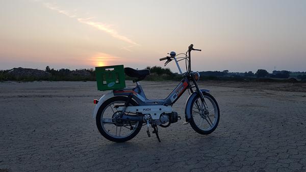 Hvad betyder "S" på en puch med pedaler 